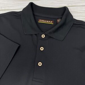 Cubavera Black Polo Shirt Classic‎ Style